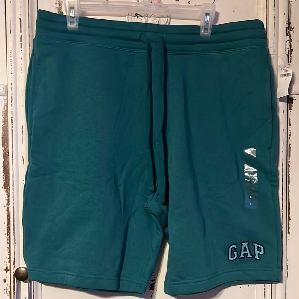 GAP Green Athletic Shorts with Elastic Waistband